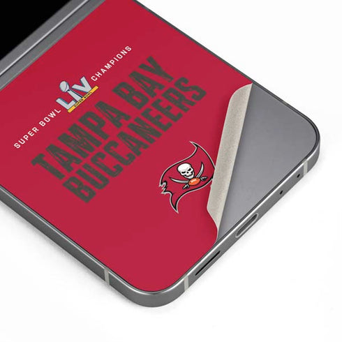 NFL Super Bowl LV Champions Tampa Bay Buccaneers Galaxy Z Flip6 Skin